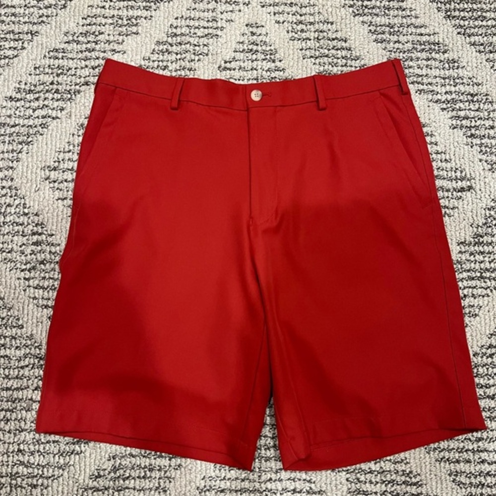Peter Millar Crown Sport Coral Color Golf Outdoors‎ Short